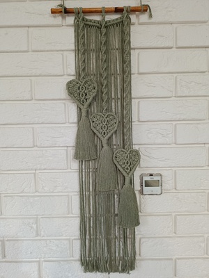 Elbląg Posiadam na sprzedaż dwie makramy, wykonane z naturalnych materiałów, wyjątkowa ozdoba ściany w każdym