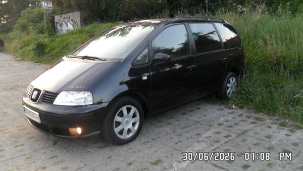Elbląg SEAT ALHAMBRA Model 2005POJ 1.9 130 kM Diesel Skrzynia 6 biegowaKlimatronik 7- mio osobowy 7 foteli Czujniki