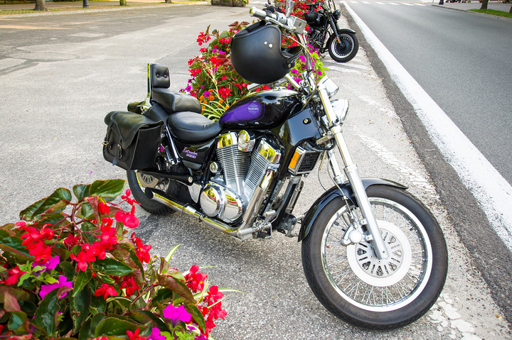 Piknik motocyklowy w Pasłęku.