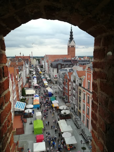 Święto Chleba Widziane z Bramy Targowej.