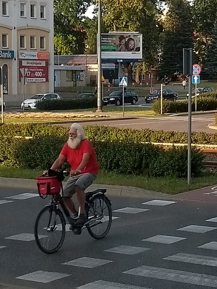 Mikołaj na wakacjach w Elblągu