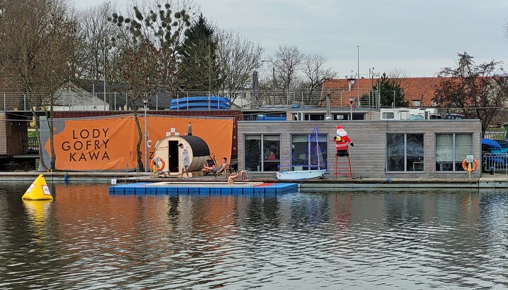 Sauna nad rzeką Elbląg