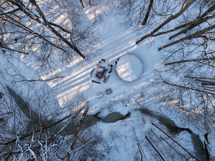 Daszek. Wiata w Bażantarni.