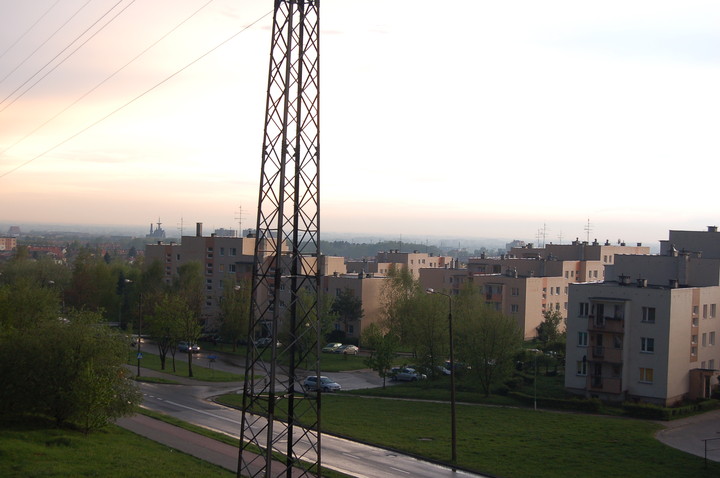 Rozchmurzony Elbląg. Tuż po drugiej burzy w czwartek 9 maja.