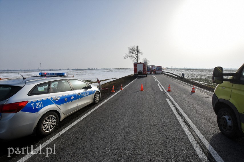 Elbląg Groźny wypadek w Nowym Dworze Elbląskim. Droga nr 22 zablokowana!