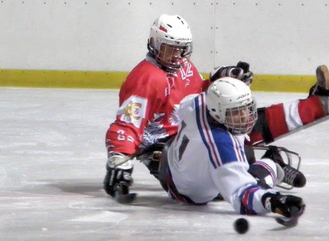 Elbląg Reprezentacja Norwegii najlepsza w Elblągu (hokej na sledgach)