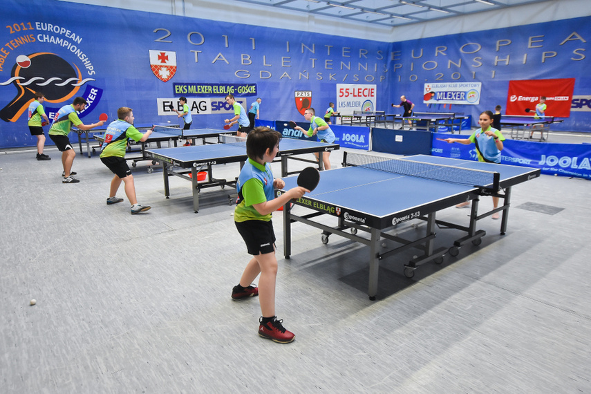 Elbląg Co słychać u młodych tenisistów stołowych