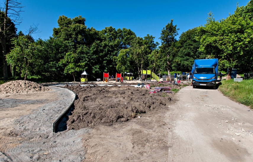 Trwają prace w parku Dolinka zdjęcie nr 241854