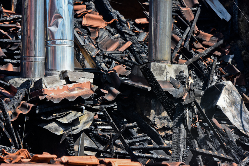 Pożar piekarni w Milejewie zdjęcie nr 243444