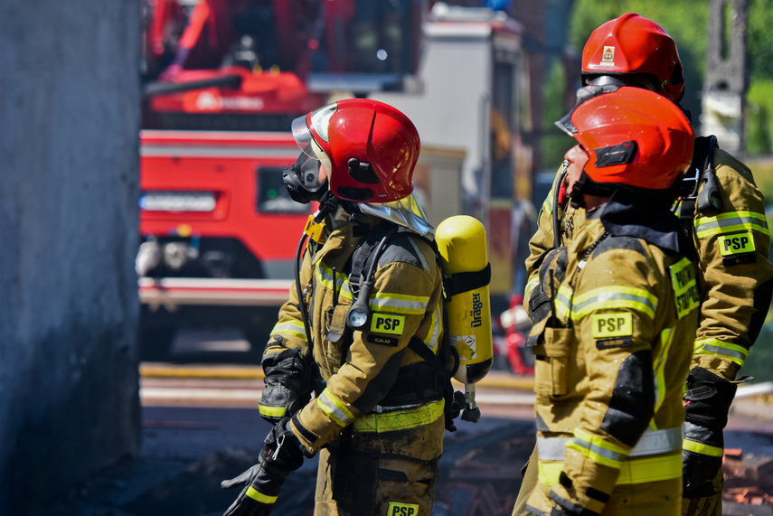 Pożar piekarni w Milejewie zdjęcie nr 243434