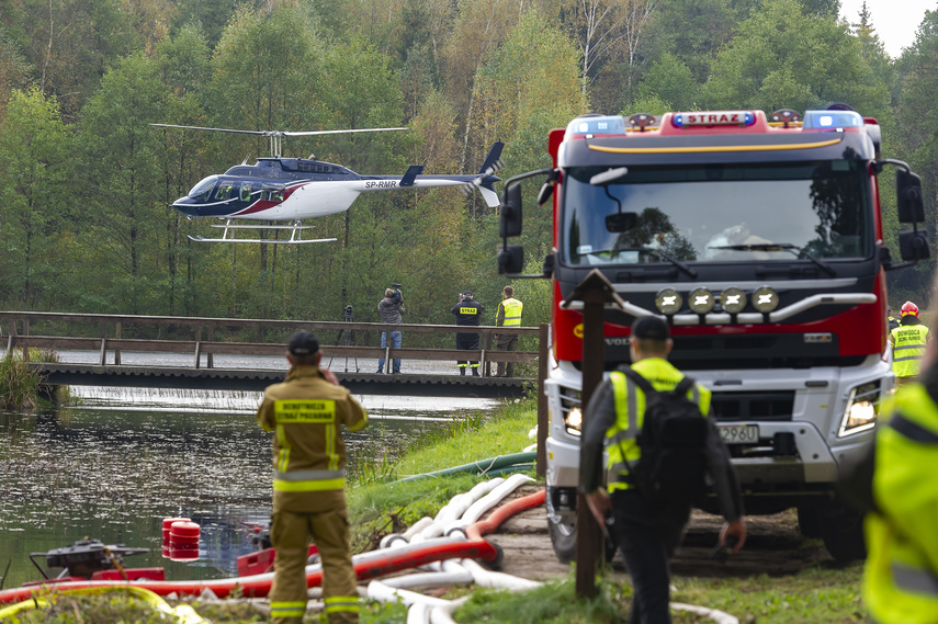 Strażacy ćwiczyli w okolicach Młynar zdjęcie nr 249413