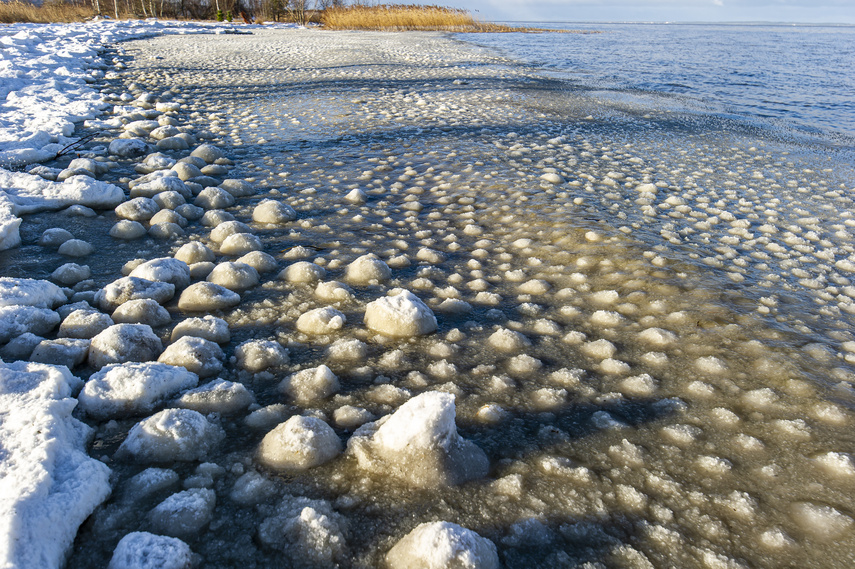 Lodowe kule nad Zalewem zdjęcie nr 255206