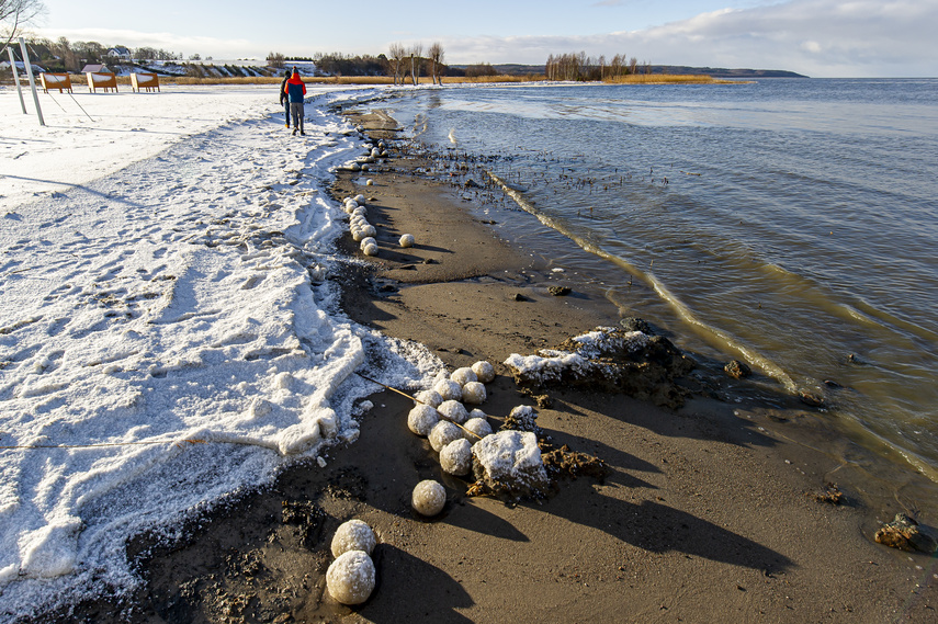 Lodowe kule nad Zalewem zdjęcie nr 255207