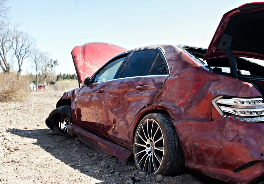 Zderzenie w Łęczu, uczestnik zbiegł zdjęcie nr 259077