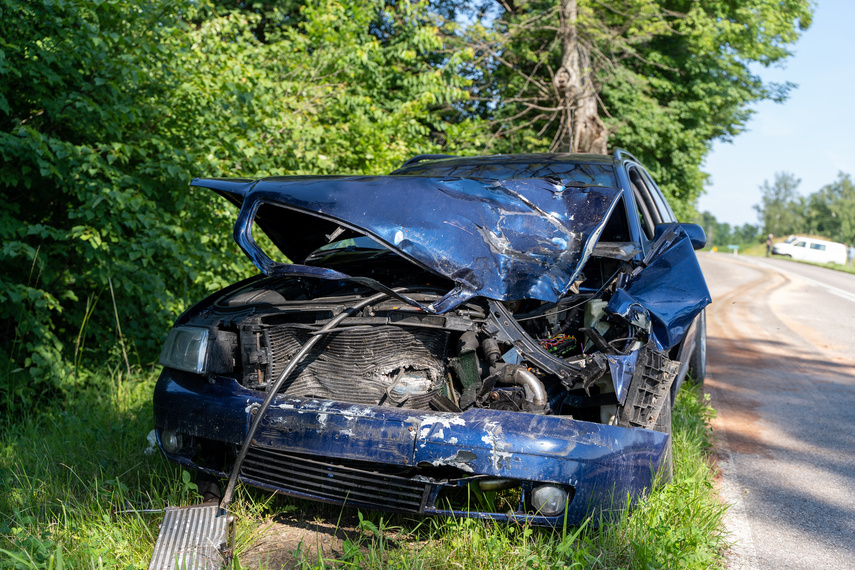 Elbląg Zderzenie aut na drodze 503