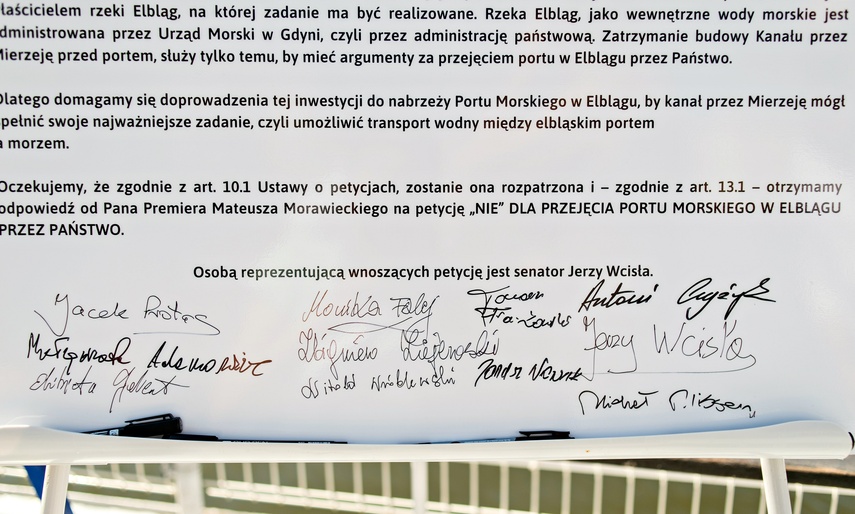 „Nie” dla przejęcia Portu Morskiego w Elblągu przez państwo zdjęcie nr 265763