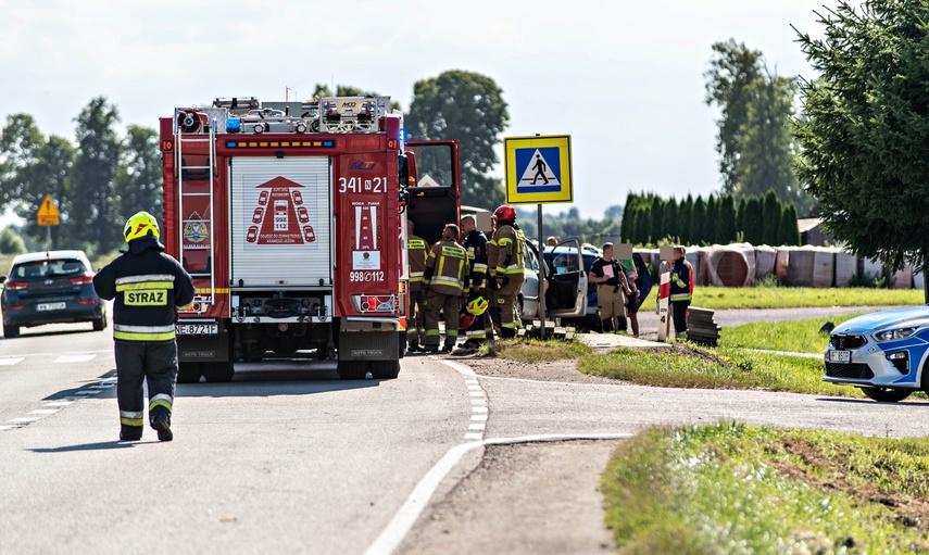 Elbląg Kolizja w Jegłowniku