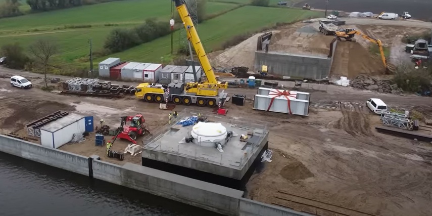 Elbląg Jak wygląda budowa drogi wodnej przez zalew i rzekę Elbląg