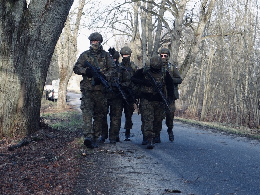 Elbląg Żołnierze WOT ćwiczyli ze Strażą Graniczną