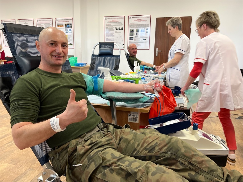 Elbląg Oddajemy krew nie dla siebie, choć też możemy jej potrzebować