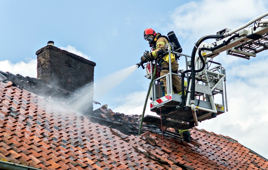 Pożar we Władysławowie zdjęcie nr 283590