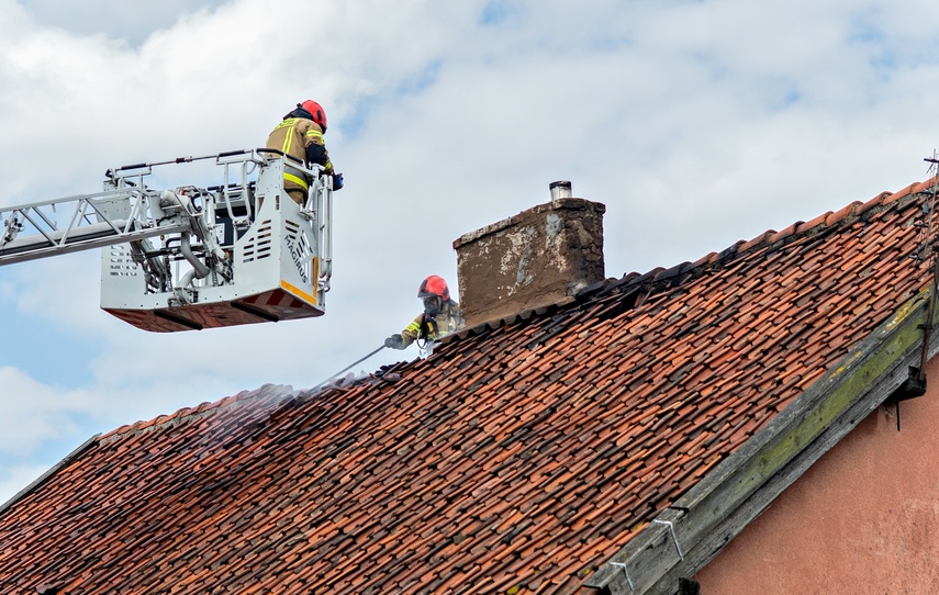 Pożar we Władysławowie zdjęcie nr 283588