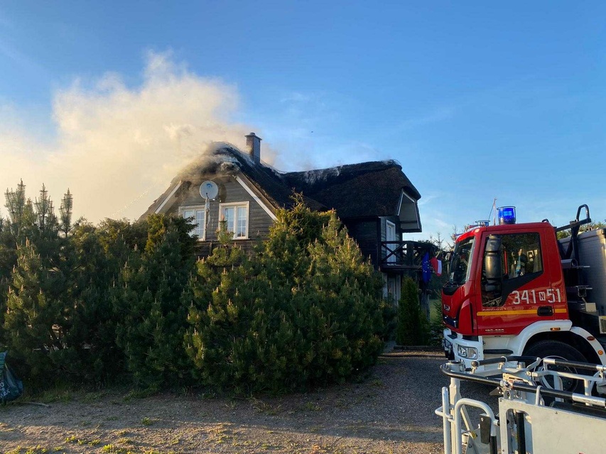 Pożar pod Milejewem zdjęcie nr 284374