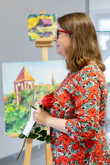 Wernisaż poplenerowy kobiecej grupy malarskiej  zdjęcie nr 287923