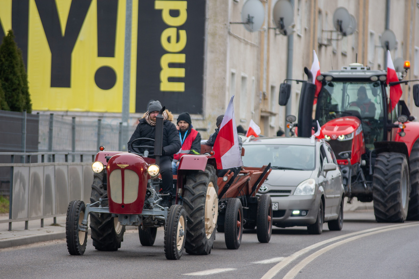 Strajk rolników w Elblągu. Tak go relacjonowaliśmy zdjęcie nr 301549