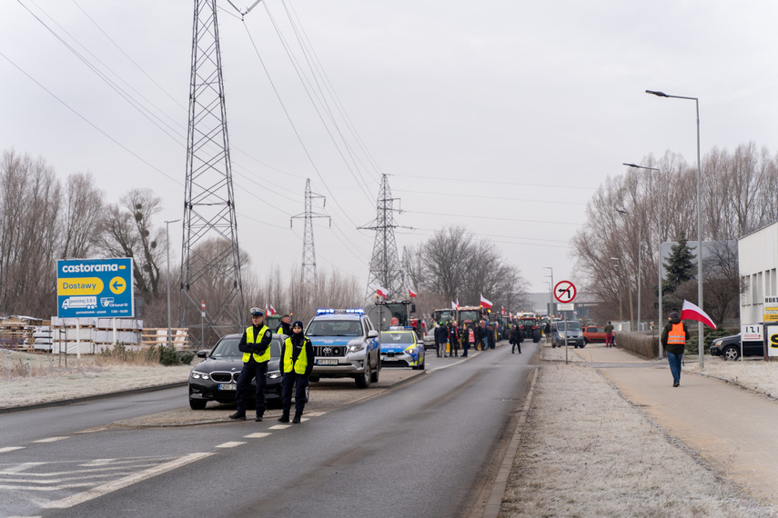 Elbląg Strajk rolników w Elblągu. Tak go relacjonowaliśmy