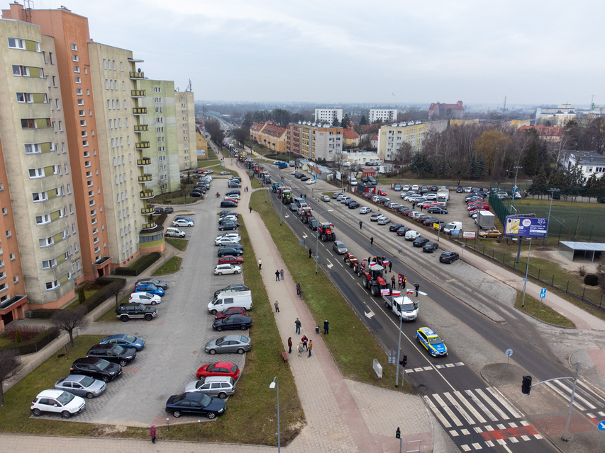 Strajk rolników w Elblągu. Tak go relacjonowaliśmy zdjęcie nr 301544