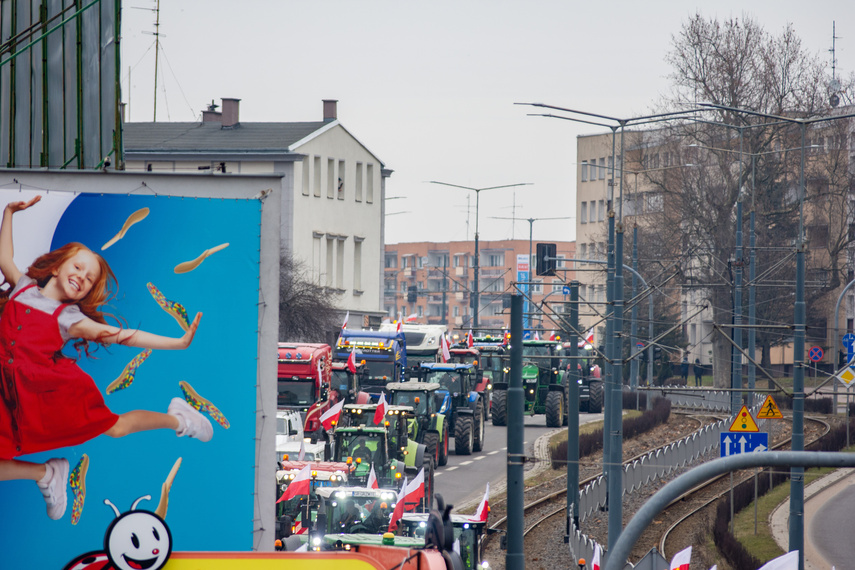 "Potrzebujemy konkretnych rozwiązań". Rolnicy protestowali na ulicach Elbląga zdjęcie nr 301607