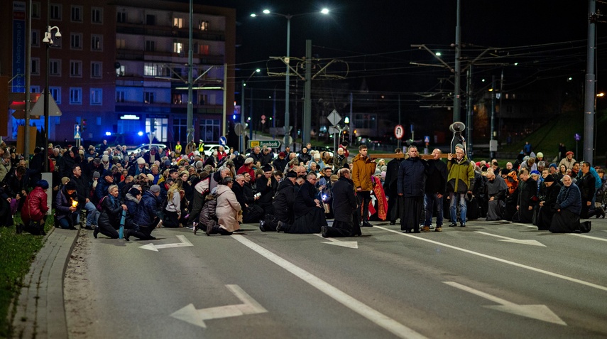 Wierni przeszli przez Elbląg w Drodze Krzyżowej zdjęcie nr 304308