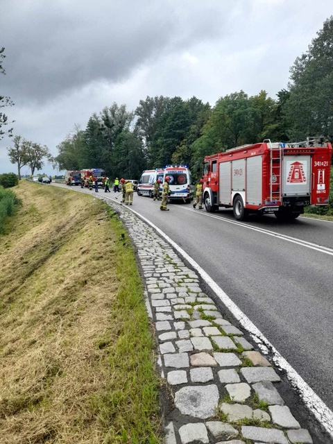 Kolizja na drodze nr 22. Ruch zablokowany zdjęcie nr 310326