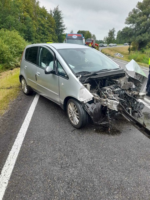 Elbląg Kolizja na drodze nr 22. Ruch zablokowany