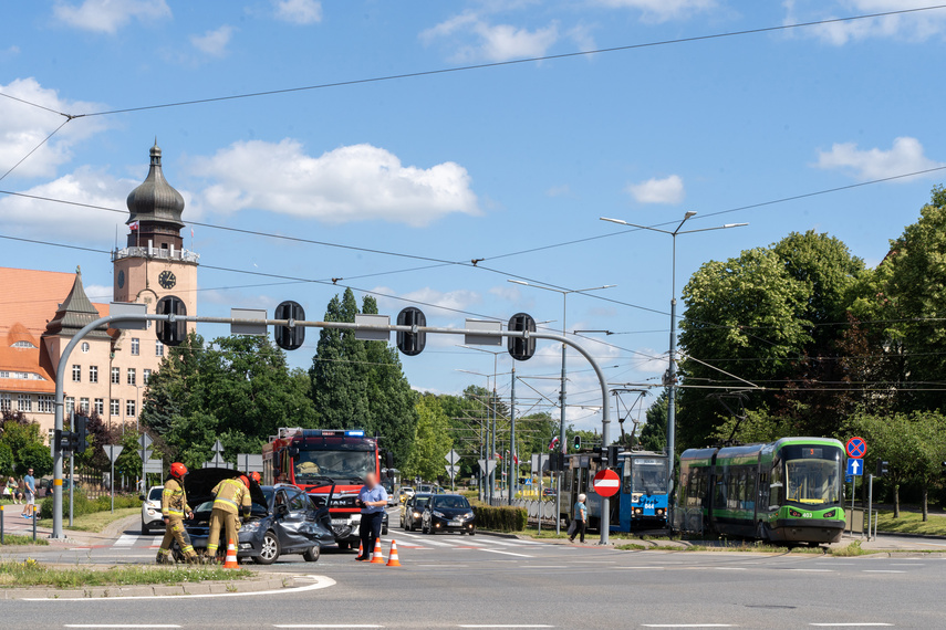 Elbląg  Zderzenie z tramwajem