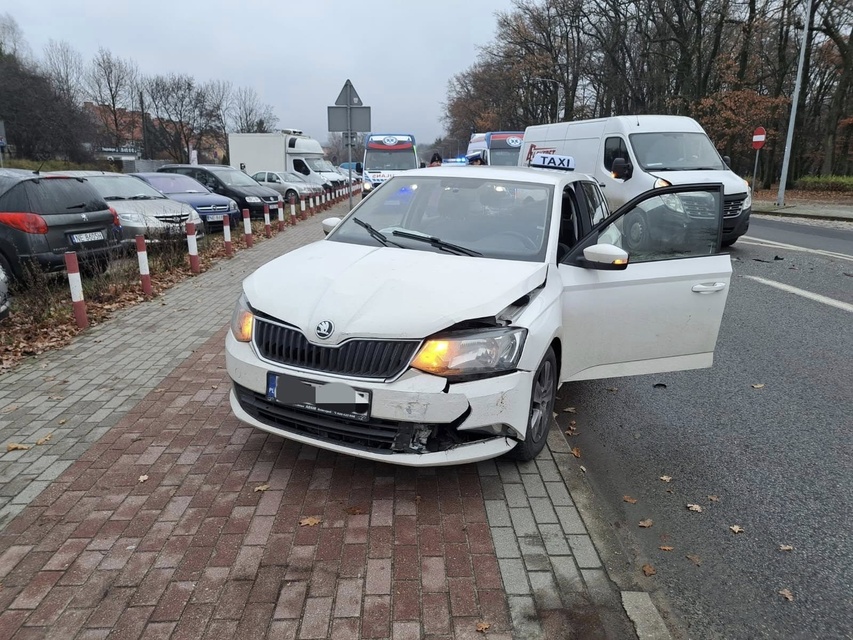 Elbląg Kolizje na Piłsudskiego i obwodnicy