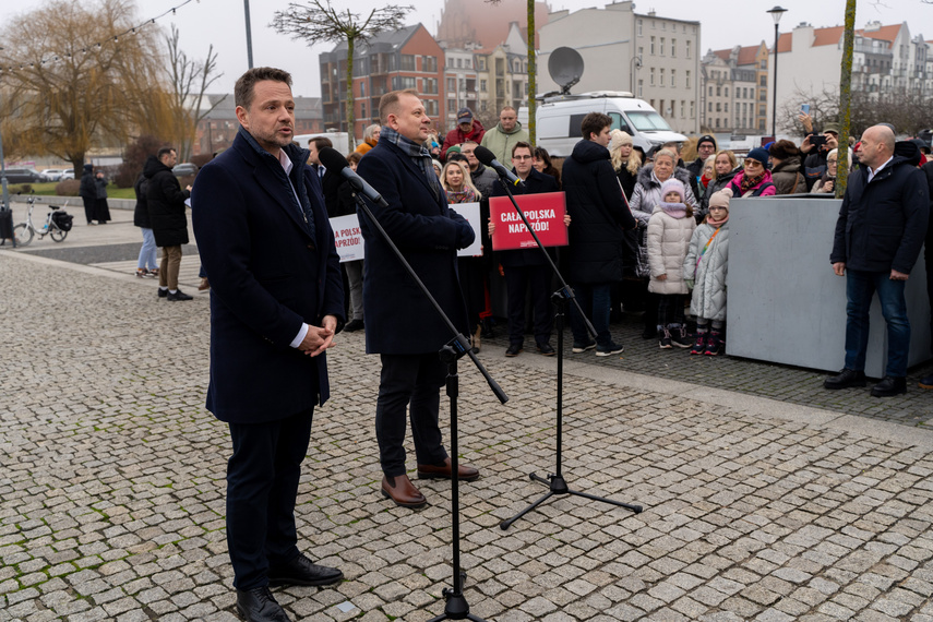 Rafał Trzaskowski w Elblągu: Taki projekt przekopu wreszcie można pochwalić zdjęcie nr 323366