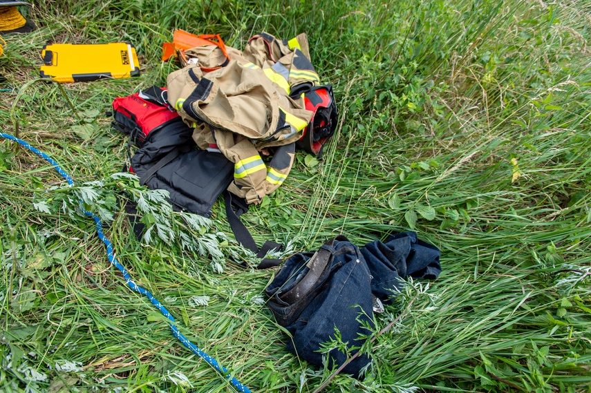 51-latek utonął w rzece Elbląg zdjęcie nr 332305
