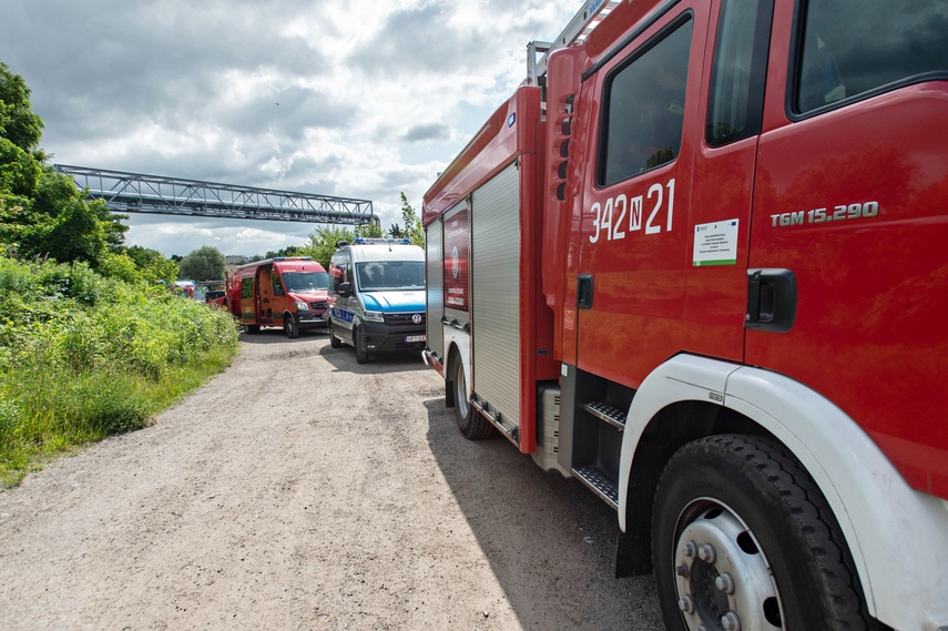 51-latek utonął w rzece Elbląg zdjęcie nr 332299