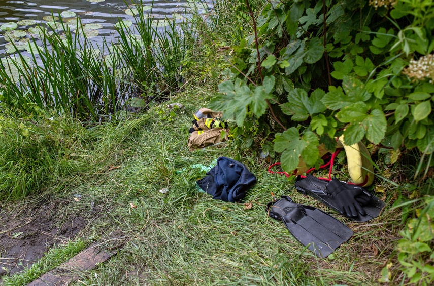 51-latek utonął w rzece Elbląg zdjęcie nr 332301