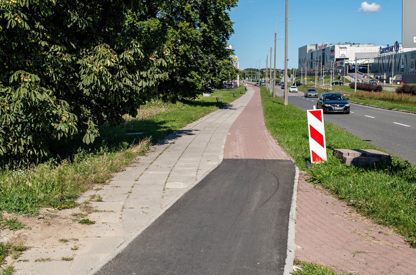 Ścieżki w budowie, rowerzyści już korzystają zdjęcie nr 335529