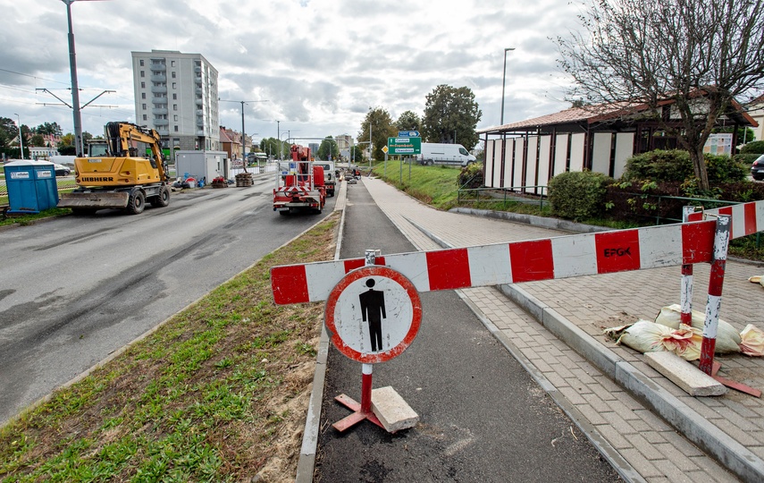Trwają prace na Dąbka-Piłsudskiego. Kiedy koniec? zdjęcie nr 337628