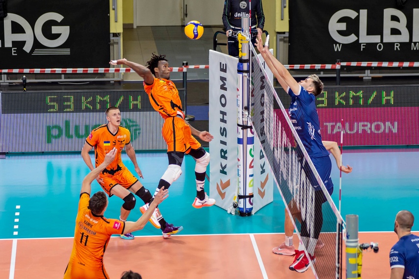 Pięć setów na inaugurację Plusligi w Elblągu zdjęcie nr 338452 Pięć setów na inaugurację Plusligi w Elblągu zdjęcie nr 338452