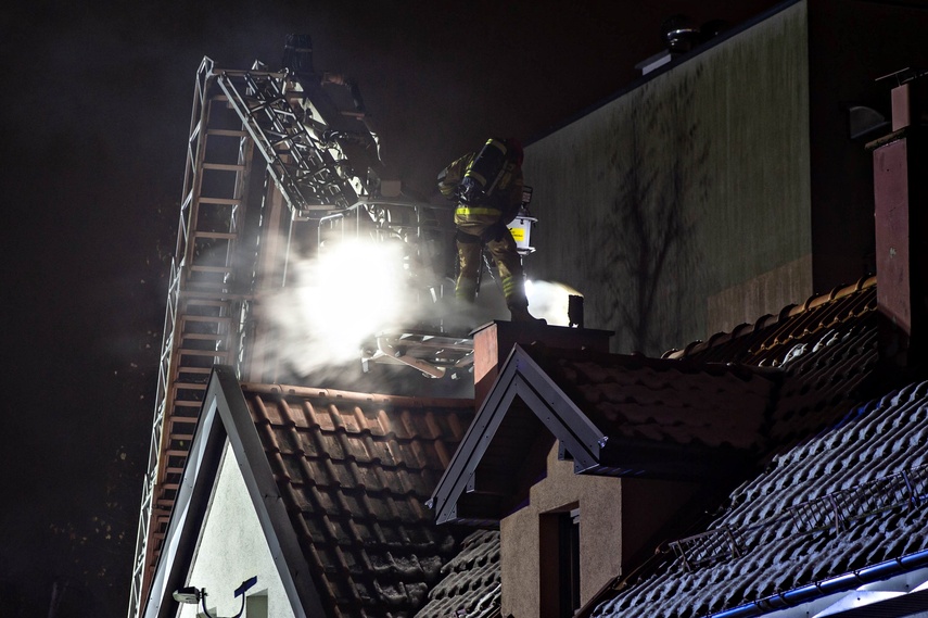 Pożar sadzy w kominie zdjęcie nr 339991