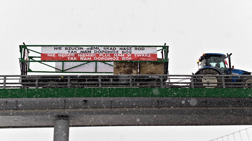 Protest na wiaduktach, potem czas na Warszawę zdjęcie nr 340987