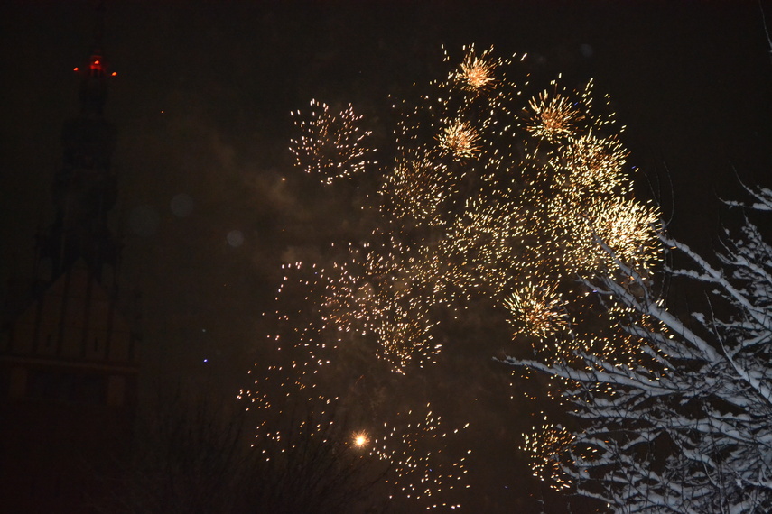 Elblążanie powitali Nowy Rok zdjęcie nr 341027