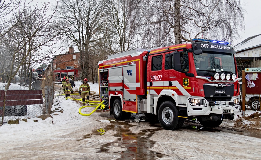 Elbląg Pożar w Wikrowie