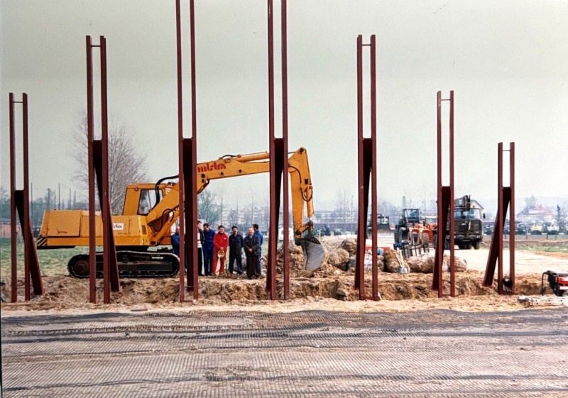 Konstrukcje stalowe wzmacniające kopiec