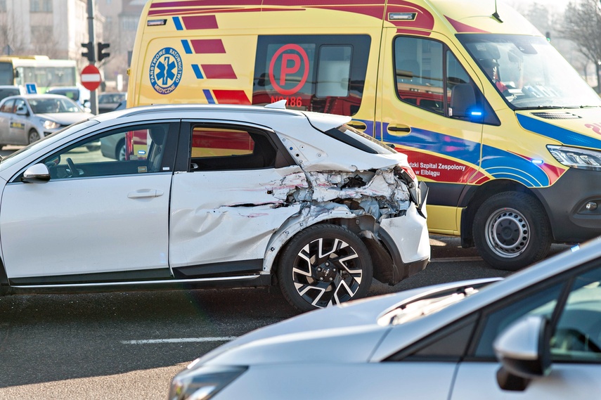 Zderzyli się z wozem strażackim zdjęcie nr 344243